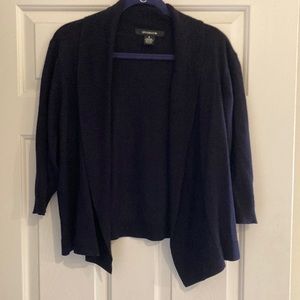 89th & Madison Navy Blue Open-front Cardigan